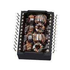 LP5014NL 100/1000 Single Ethernet Transformer SMT Dual Port 48 Pin RoHS Connector เครื่องเชื่อมต่อ